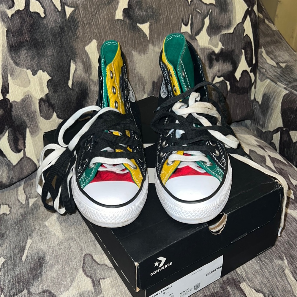 Double Upper Classic Multi Color Converse - image 1